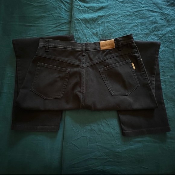 Coldwater Creek Black Jeans Women’s Size 14 With 12” High-Rise 30” Inseam - Picture 4 of 7